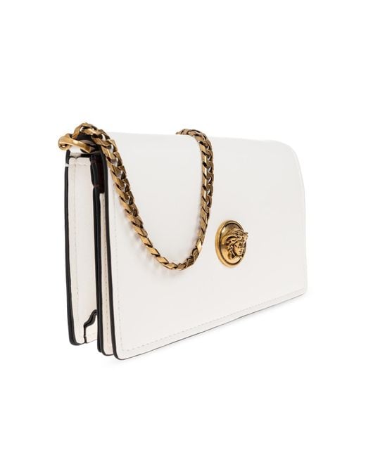 Versace White "Emblème Mini" Bag