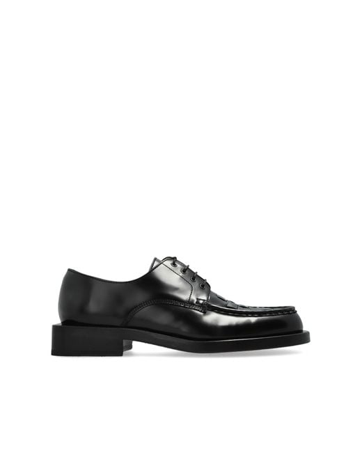 Jacquemus Blue Leather Derby Shoes for men