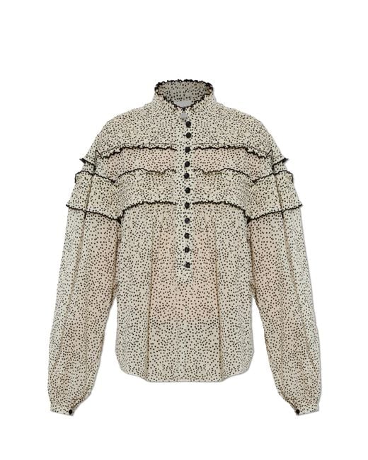 Isabel Marant Gray Top "Doane"