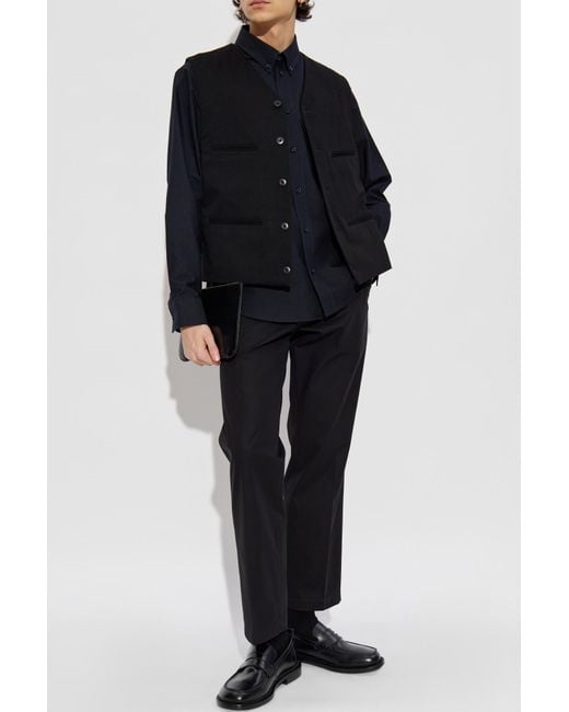 Burberry Black Shirt With Logo for men