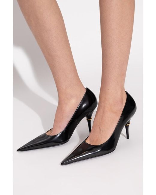Balenciaga Black Heeled Shoes 'Avenue After'