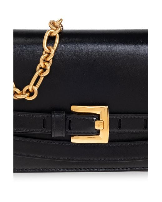 Balmain Black Clutch Bag 'Shuffle'