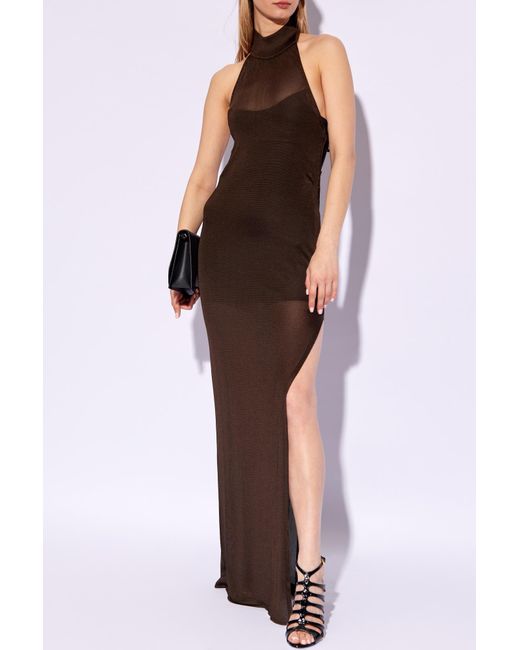 Tom Ford Brown Cashmere Dress