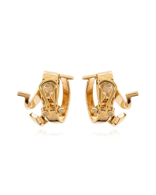 Ferragamo Natural Brass Clips