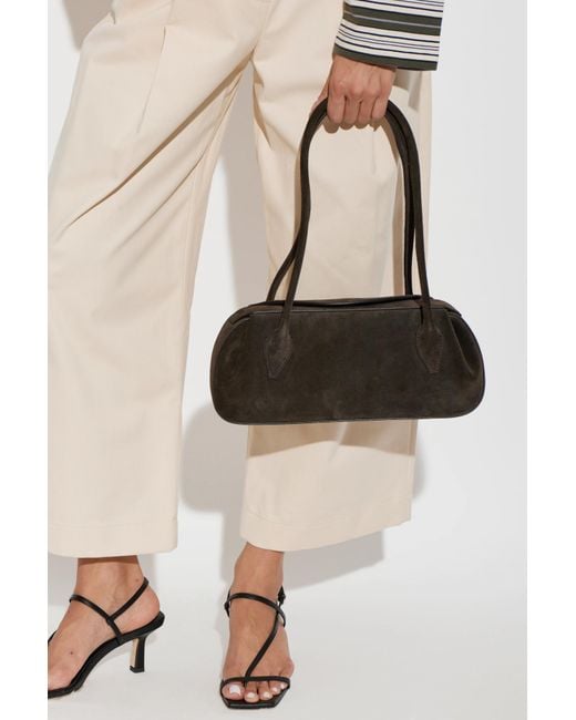 Yuzefi Black 'Oyster' Shoulder Bag