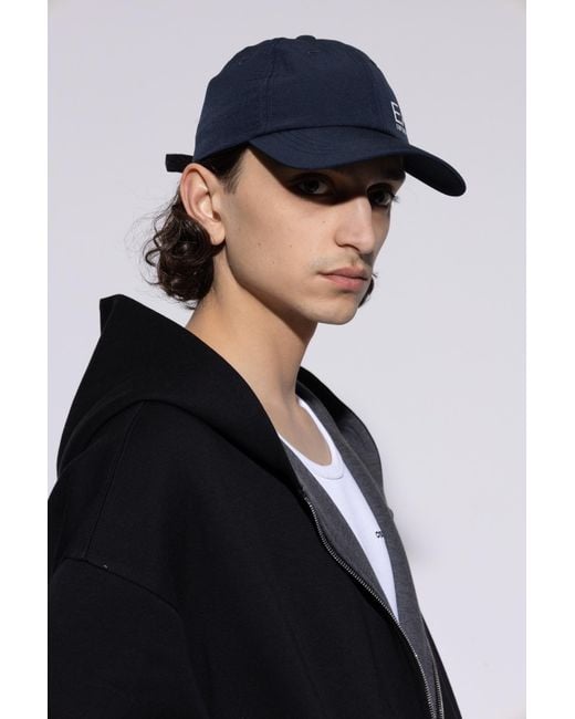 EA7 Black Baseball Cap