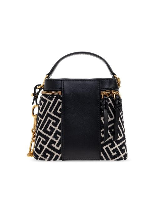 Balmain Black Handbag `pulse Vanity `,