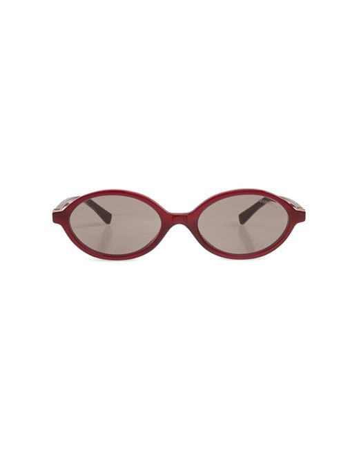 Miu Miu Red Sunglasses '04Zs'