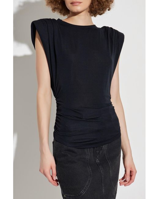 Isabel Marant Blue T-Shirt "Devani"