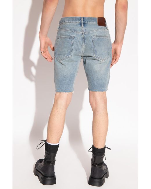 AllSaints 'switch' Denim Shorts in Blue 