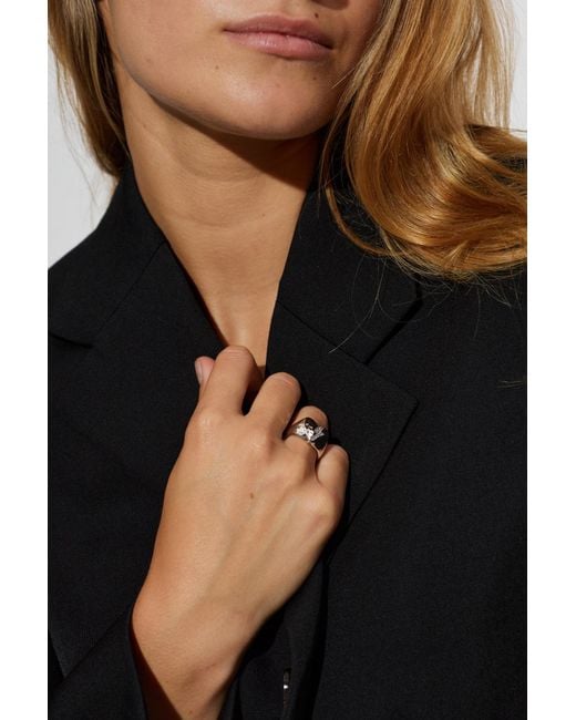 Zadig & Voltaire Metallic Brass Ring