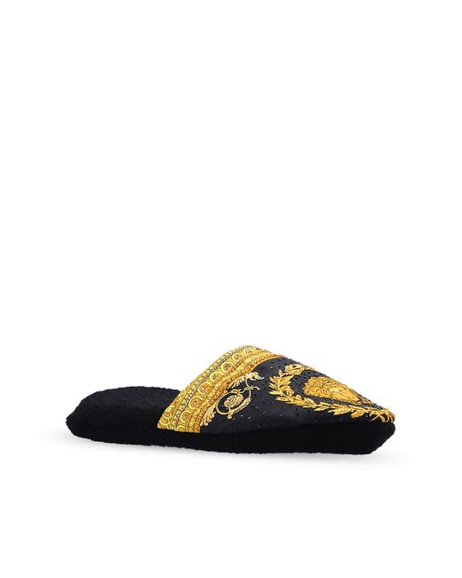 Versace White Cotton Slippers for men