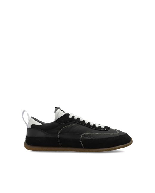 McQueen Black Sports Shoes With Logo for men