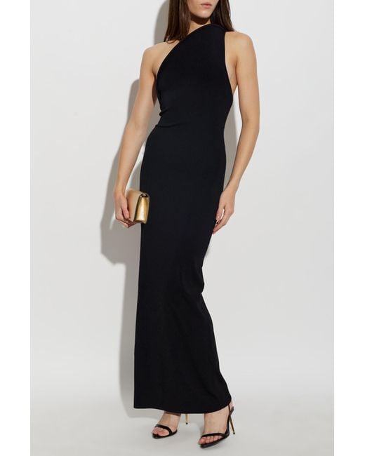 Christopher Esber Black 'Concave Wired' Dress
