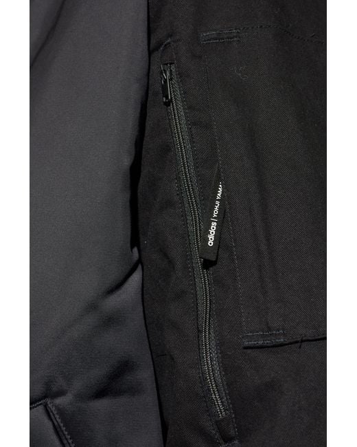 Y-3 Black Jacket With Logo for men