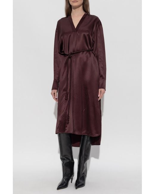 embroidered sleeve dress Natalina Wrap Mini Dress main image 1