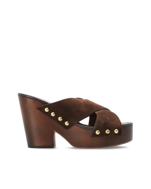 Paris Texas Brown Platform Sandals 'Marisol'