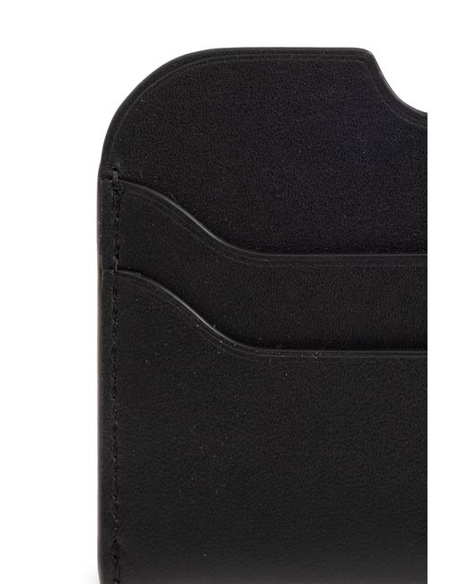 Acne Black Leather Card Case,