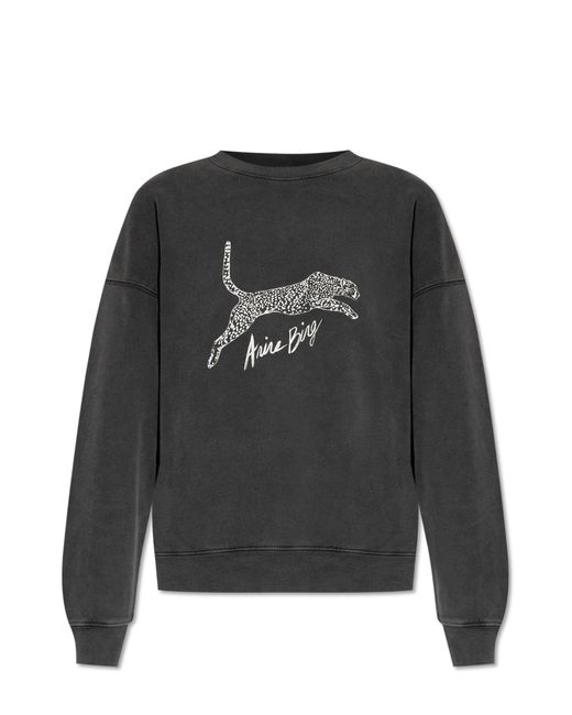 Anine Bing ‘Spencer’ Sweatshirt in Gray | Lyst