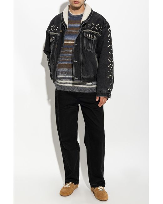 Isabel Marant Black 'Scolan' Sweater for men