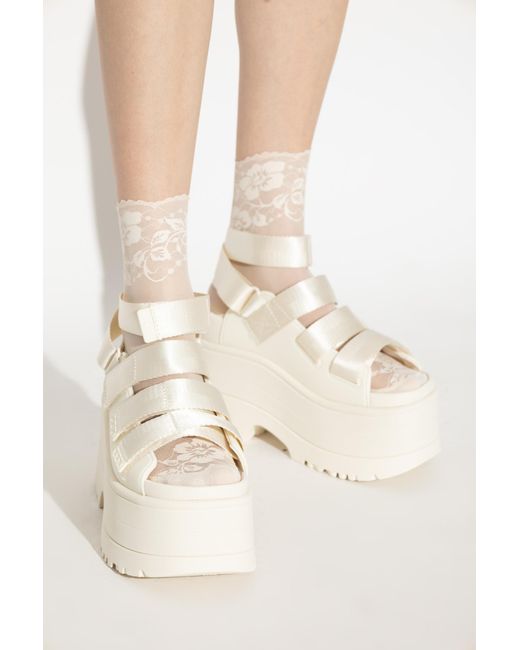 UGG GOLDENRISE ホワイト 24cm UGG Australia サンダル W GOLDENRISE / アグ ゴールデンライズ