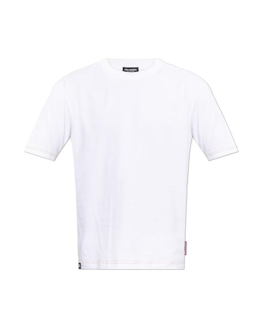 DSquared² White T-Shirt From The 'Underwear' Line for men
