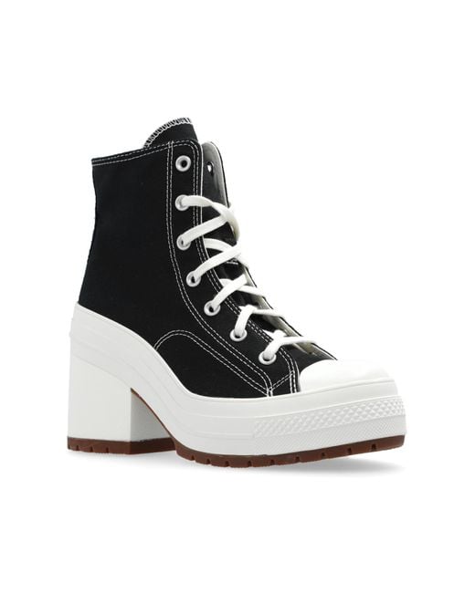 Converse Black 'chuck 70 De Luxe Heel' Heeled Boots,
