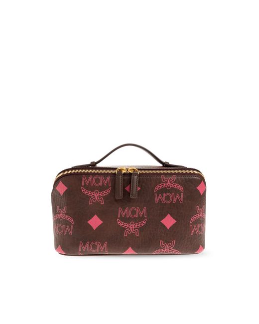MCM Brown Toiletry Bag 'Ottomar' for men