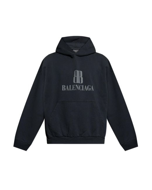 Balenciaga Black Hoodie for men
