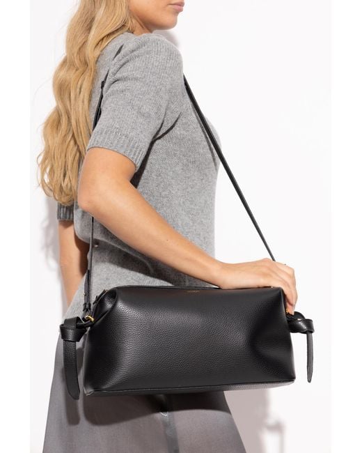 Yuzefi Black "Brioche" Shoulder Bag