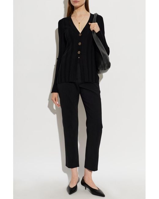 Max Mara Black Wool Trousers 'Acino'