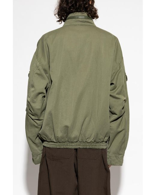 Balmain Green Jacket With Pockets for men