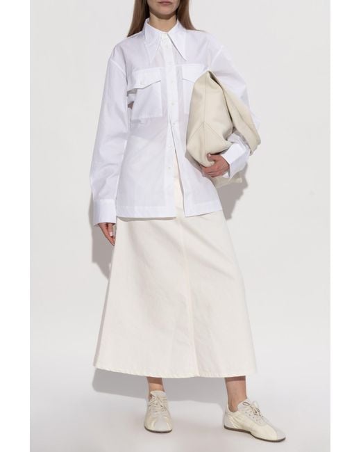 AMI White Shirt With Pockets