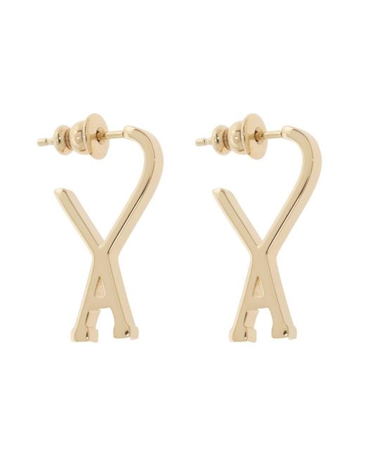 AMI White Brass Earrings