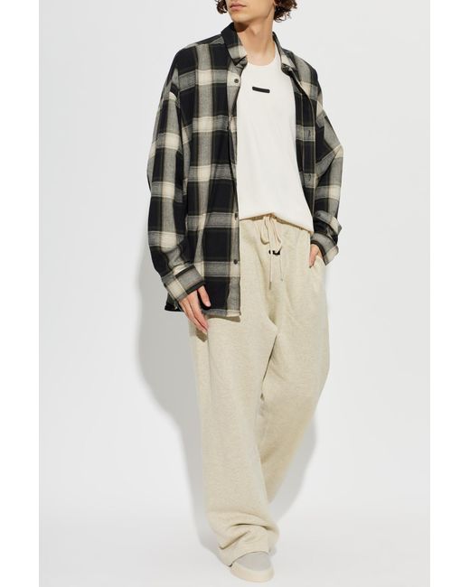 Fear Of God White Cotton Sleeveless Top for men