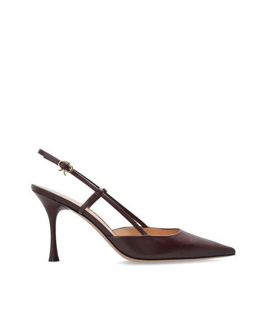 Gianvito Rossi Brown Heeled Shoes "Ascent"