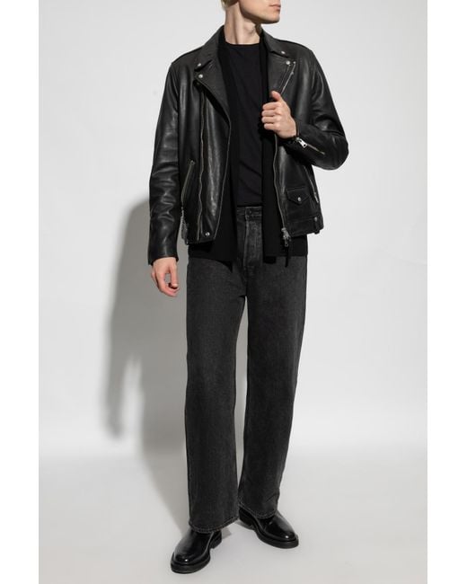 AllSaints Black T-Shirt Figure for men