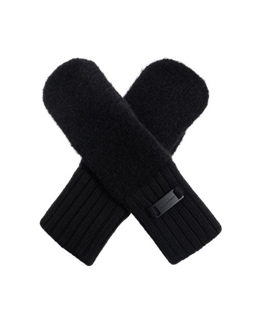 Canada Goose Black Gloves With Logo