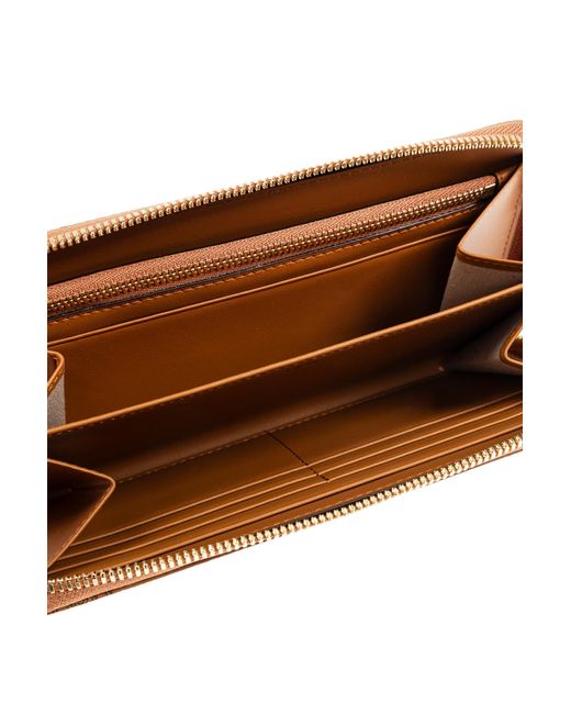 MCM Brown Portfolio With Logo for men