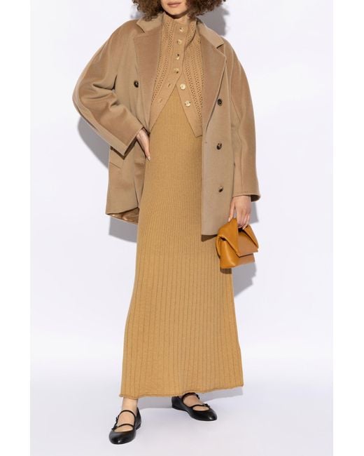Max Mara Natural Coat 'Rebus'