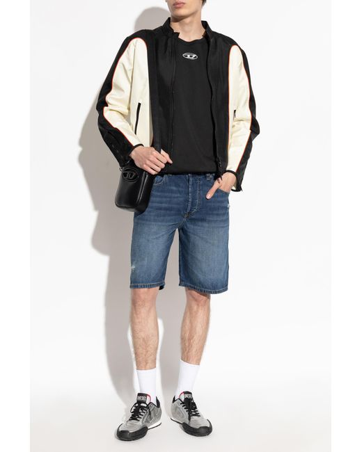 DIESEL Blue Denim Shorts "Regular-Short" for men
