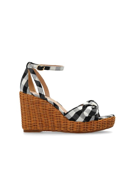 Kate Spade Brown 'tianna' Wedge Sandals,