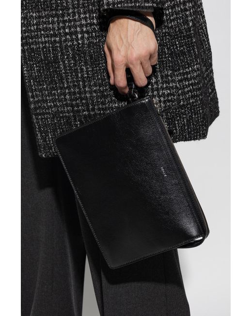Bally black deals leather bag