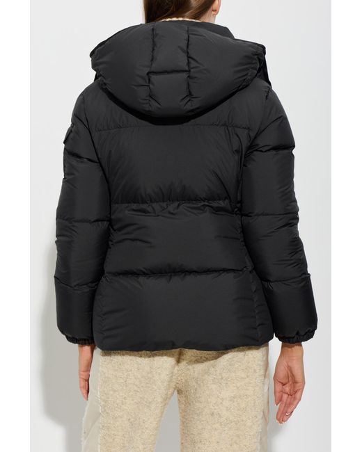 Moncler Black Quilted Jacket 'Fourmines'