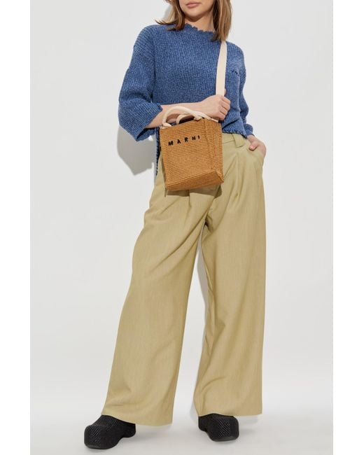 Marni Blue Wool Sweater