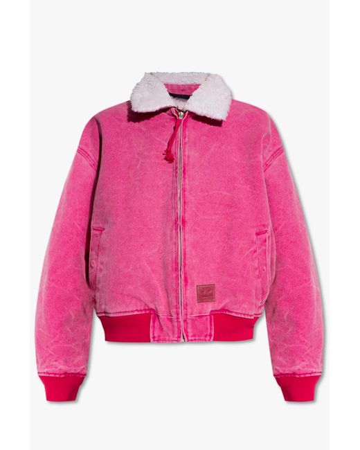 Acne Pink Bomber Jacket