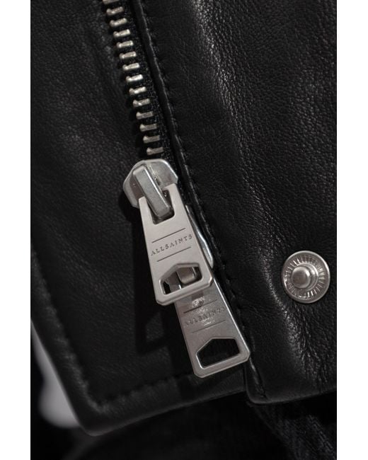 AllSaints Black "Ryder" Jacket