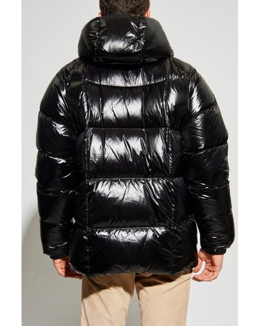 DSquared² Black Down Jacket With Hood for men