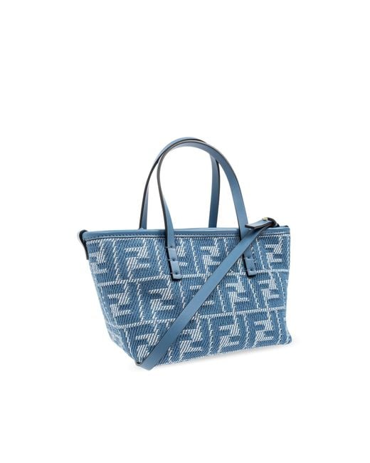 Fendi Blue Handbag Roll Mini