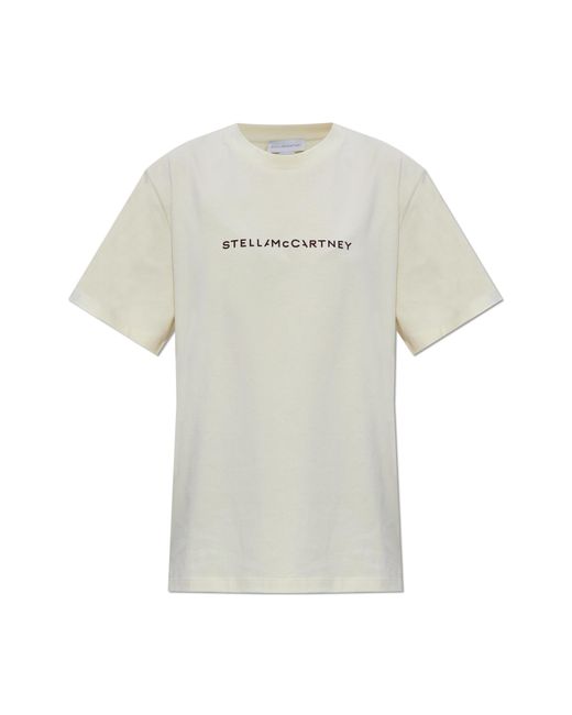 Stella McCartney White T-Shirt With Logo